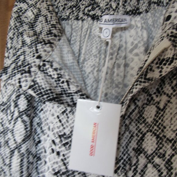 Good American Women’s Pants Snake Size 1 ,Wide Leg.Satin - Picture 4 of 9